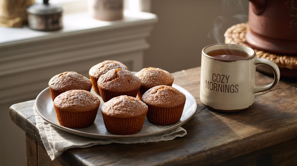 Healthy Whole Wheat Gingerbread Muffins Recipe